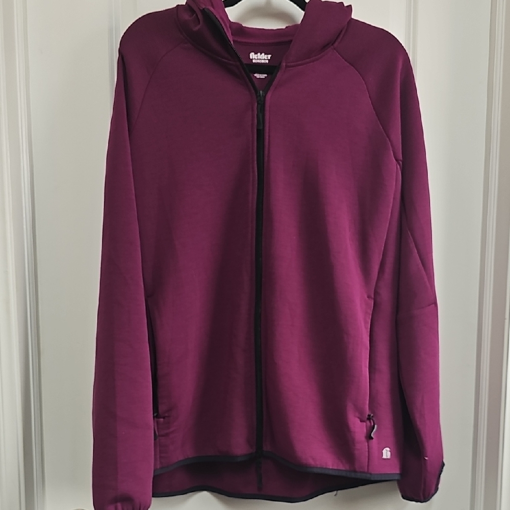 Bonobos Fielder Purple Full-Zip Hoodie